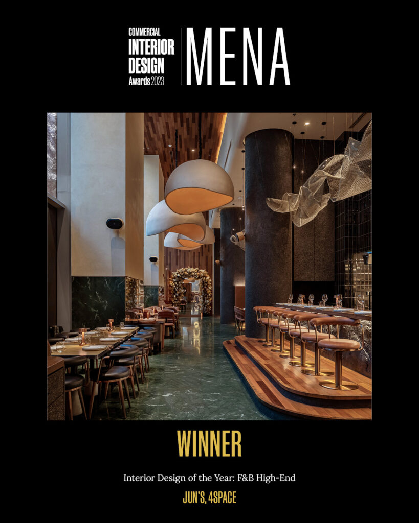 Interior Design Of The Year F&B High End